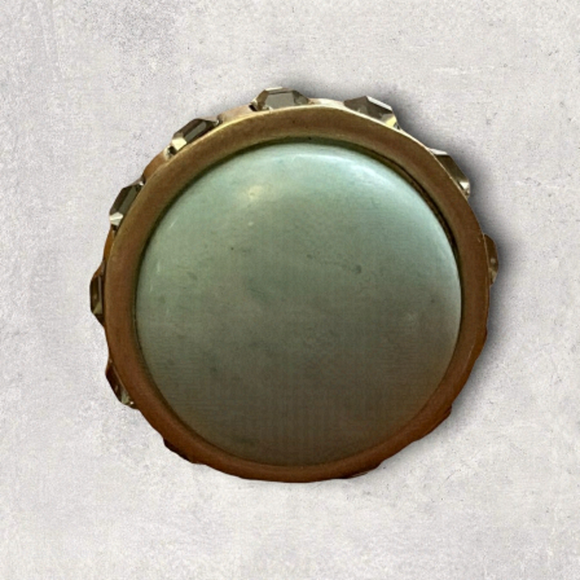 Womens Fashion Ring Lia Sophia Pale Blue stone. Statement ring - Picture 1 of 6